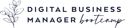 Digital Business Manager Bootcamp Logo