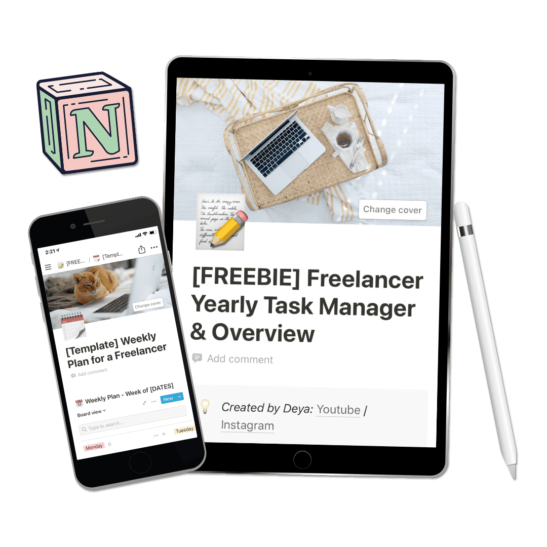  Freebie Freelance Weekly Plan Notion Template The Digital 