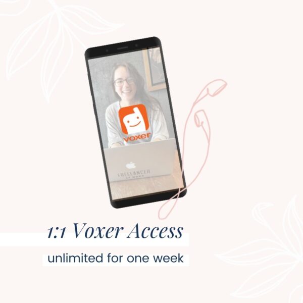 One Week Unlimited Voxer Access